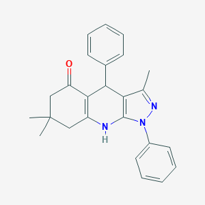3,7,7-trimethyl-1,4-diphenyl-1,4,6,7,8,9-hexahydro-5H-pyrazolo[3,4-b]quinolin-5-one
