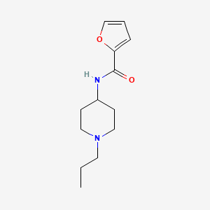 molecular formula C13H20N2O2 B4840100 N-(1-propylpiperidin-4-yl)furan-2-carboxamide 