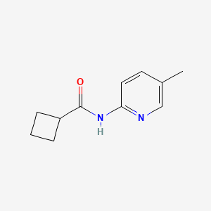 molecular formula C11H14N2O B4840394 N-(5-methylpyridin-2-yl)cyclobutanecarboxamide 
