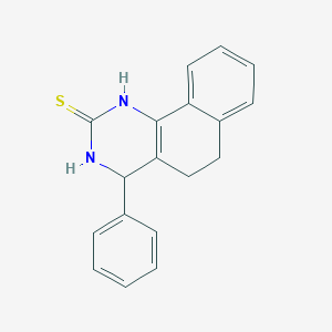 4-phenyl-3,4,5,6-tetrahydrobenzo[h]quinazoline-2(1H)-thione
