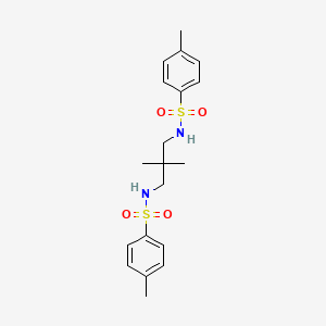 molecular formula C19H26N2O4S2 B4840748 N,N'-(2,2-DIMETHYL-1,3-PROPANEDIYL)BIS(4-METHYLBENZENESULFONAMIDE) 