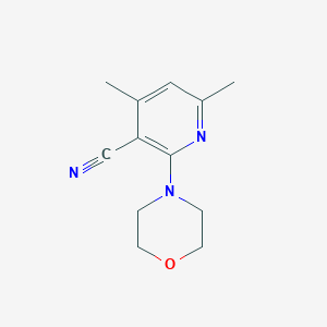 4,6-Dimethyl-2-(morpholin-4-yl)pyridine-3-carbonitrile