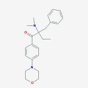 molecular formula C23H30N2O2 B048418 2-Benzyl-2-dimethylamino-1-(4-morpholinophenyl)-1-butanone CAS No. 119313-12-1