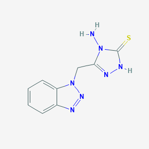 4-Amino-5-(1H-1,2,3-benzotriazol-1-ylmethyl)-4H-1,2,4-triazole-3-thiol