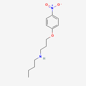 molecular formula C13H20N2O3 B4842213 N-[3-(4-nitrophenoxy)propyl]butan-1-amine 