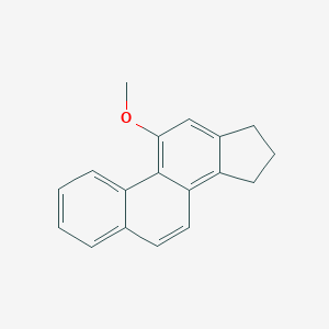 molecular formula C18H16O B048425 16,17-Dihydro-11-methoxy-15H-cyclopenta(a)phenanthrene CAS No. 117696-92-1