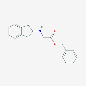 Benzyl 2-(2,3-dihydro-1H-inden-2-ylamino)acetate
