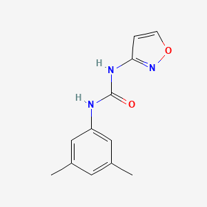molecular formula C12H13N3O2 B4843924 N-(3,5-DIMETHYLPHENYL)-N'-(3-ISOXAZOLYL)UREA 
