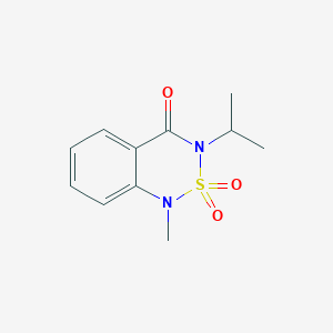 molecular formula C11H14N2O3S B048441 Bentazon methyl CAS No. 61592-45-8