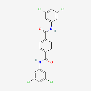 molecular formula C20H12Cl4N2O2 B4844374 N1,N4-BIS(3,5-DICHLOROPHENYL)BENZENE-1,4-DICARBOXAMIDE 