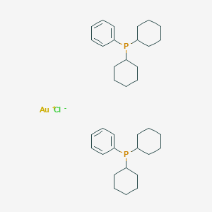 molecular formula C36H54AuClP2 B048446 Cdhppg CAS No. 117412-16-5