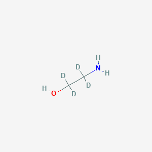 molecular formula C2H7NO B048447 Ethanol-1,1,2,2-d4-amine CAS No. 85047-08-1