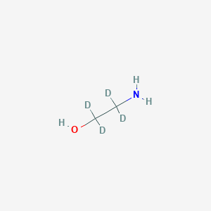 molecular formula C2H7NO B048447 2-Amino-1,1,2,2-tetradeuterioethanol CAS No. 85047-08-1