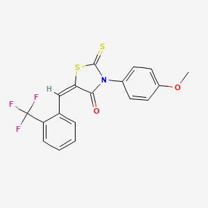 molecular formula C18H12F3NO2S2 B4844771 CSC-6 