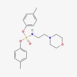 molecular formula C20H27N2O4P B4845185 N-bis(4-methylphenoxy)phosphoryl-2-morpholin-4-ylethanamine 