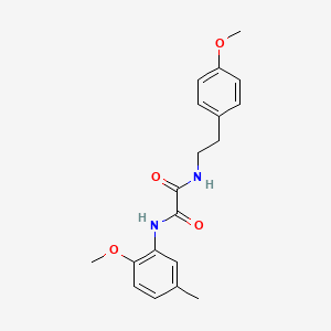 molecular formula C19H22N2O4 B4845615 N'-(2-methoxy-5-methylphenyl)-N-[2-(4-methoxyphenyl)ethyl]oxamide 