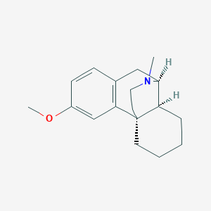 molecular formula C18H25NO B048470 Dextromethorphan CAS No. 125-71-3