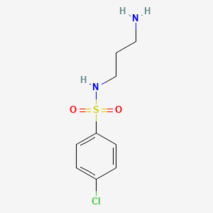 molecular formula C9H13ClN2O2S B4847114 N-(3-aminopropyl)-4-chlorobenzenesulfonamide 