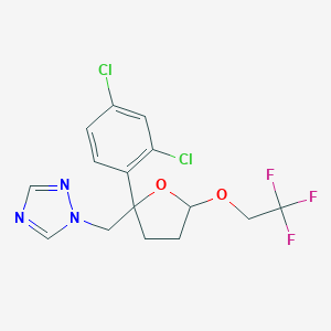 molecular formula C15H14Cl2F3N3O2 B048476 Furconazole CAS No. 112839-33-5