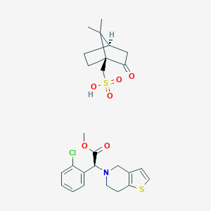 molecular formula C26H32ClNO6S2 B048484 Clopidogrel Camphorsulfonate CAS No. 120202-68-8