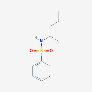 molecular formula C11H17NO2S B484866 N-(pentan-2-yl)benzenesulfonamide CAS No. 67723-08-4