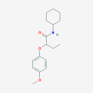 N-cyclohexyl-2-(4-methoxyphenoxy)butanamide