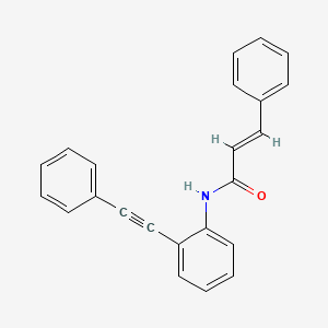 3-phenyl-N-[2-(phenylethynyl)phenyl]acrylamide