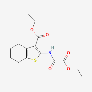 ethyl 2-{[ethoxy(oxo)acetyl]amino}-4,5,6,7-tetrahydro-1-benzothiophene-3-carboxylate