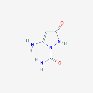 3-amino-5-oxo-1H-pyrazole-2-carboxamide
