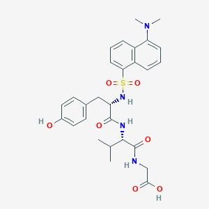 molecular formula C28H34N4O7S B048499 Dansyl-tyr-val-gly 