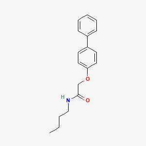 molecular formula C18H21NO2 B4850091 N-butyl-2-(4-phenylphenoxy)acetamide 