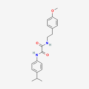 molecular formula C20H24N2O3 B4850584 N-[2-(4-methoxyphenyl)ethyl]-N'-(4-propan-2-ylphenyl)oxamide 