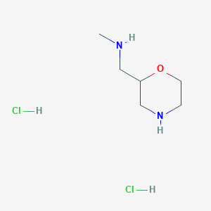 molecular formula C6H16Cl2N2O B048509 Methyl-morpholin-2-ylmethyl-amine dihydrochloride CAS No. 122894-43-3