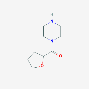 molecular formula C9H16N2O2 B048511 1-(Tetrahydro-2-furoyl)piperazine CAS No. 63074-07-7