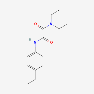 molecular formula C14H20N2O2 B4851284 N',N'-diethyl-N-(4-ethylphenyl)oxamide 