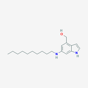 6-(N-Decylamino)-4-hydroxymethylindole