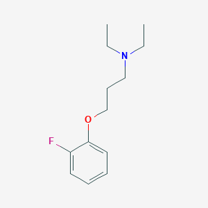 molecular formula C13H20FNO B4854787 N,N-diethyl-3-(2-fluorophenoxy)propan-1-amine 