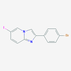 2-(4-Bromophenyl)-6-iodoimidazo[1,2-a]pyridine