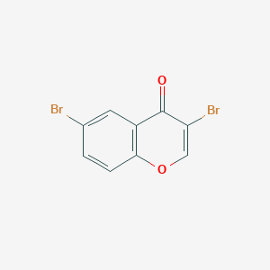 molecular formula C9H4Br2O2 B048555 3,6-Dibromochromone CAS No. 115237-39-3