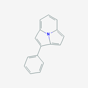 molecular formula C16H11N B485644 2-Phenylpyrrolo[2,1,5-cd]indolizine CAS No. 81071-71-8
