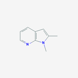molecular formula C9H10N2 B048566 1,2-Dimethyl-1H-pyrrolo[2,3-b]pyridine CAS No. 113975-38-5