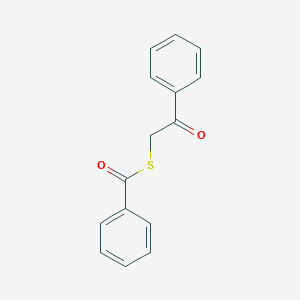 molecular formula C15H12O2S B485669 S-phenacyl benzenecarbothioate CAS No. 49742-23-6