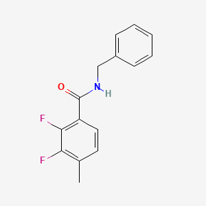 molecular formula C15H13F2NO B4857288 N-benzyl-2,3-difluoro-4-methylbenzamide 