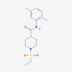 molecular formula C16H24N2O3S B4857548 N-(2,5-dimethylphenyl)-1-(ethylsulfonyl)piperidine-4-carboxamide 