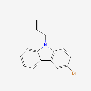 molecular formula C15H12BrN B4857646 Ofblblagodopry-uhfffaoysa- 