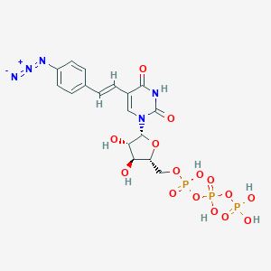 molecular formula C17H20N5O15P3 B048578 1-AF-AZ Utp CAS No. 117591-28-3