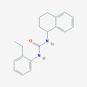 molecular formula C19H22N2O B4858185 N-(2-ethylphenyl)-N'-(1,2,3,4-tetrahydro-1-naphthalenyl)urea 