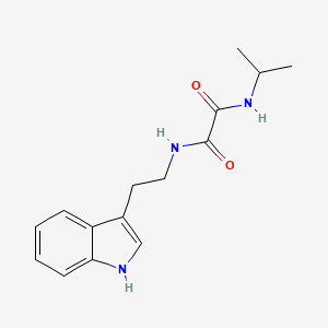 molecular formula C15H19N3O2 B4859419 N'-[2-(1H-INDOL-3-YL)ETHYL]-N-(PROPAN-2-YL)ETHANEDIAMIDE 