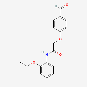 molecular formula C17H17NO4 B4859612 N-(2-ethoxyphenyl)-2-(4-formylphenoxy)acetamide 