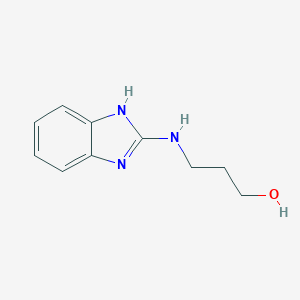 molecular formula C10H13N3O B048600 3-(1H-benzimidazol-2-ylamino)propan-1-ol CAS No. 120161-08-2